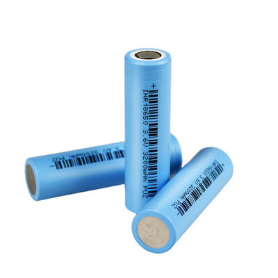 کیفیت  11.744Wh INR18650 3200mAh Lithium Cylindrical Battery Deep Cycle Cell کارخانه