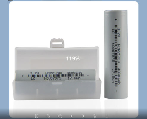 باتری چراغ قوه قابل شارژ 21*70 میلی متر 21700 3.7 V Li Lion 4800mah