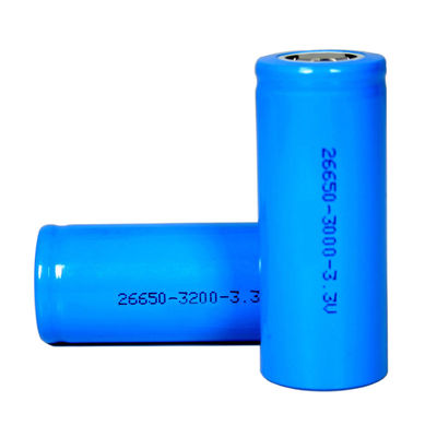 26650 3.2V 3000mAh 3300mAh Lifepo4 باتری لیتیوم استوانه ای برای ابزارهای برقی