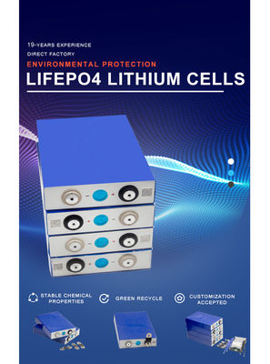 تصویب ce rohs 3.2 V 100ah Lifepo4 Battery Cell / lfp باتری ماشین