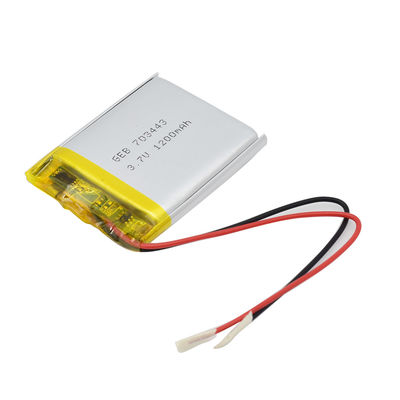 0.2C 3.7v 1200mah باتری لیتیوم یون پلیمر