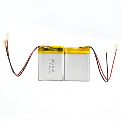 0.2C 3.7v 1200mah باتری لیتیوم یون پلیمر