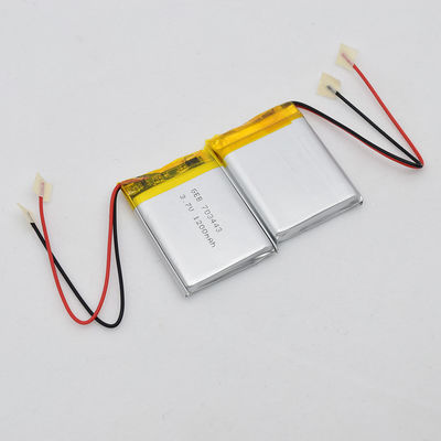 0.2C 3.7v 1200mah باتری لیتیوم یون پلیمر
