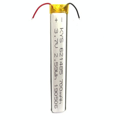 621485 601585 651485 3.7v (3.8v) 700mah باتری لیتیوم-یون پلیمری برای چراغ های چراغ نواری