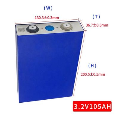 اصلی Lifepo4 3.2 V 105ah لیتیوم یون فسفات باتری 3C برای اسباب بازی