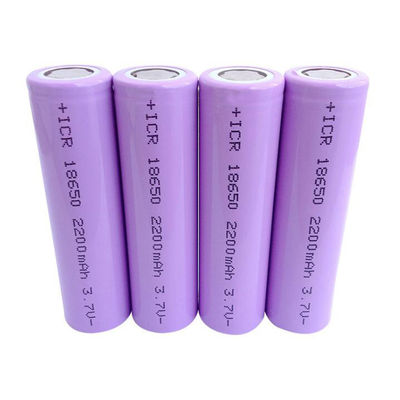 1800mAh 2200mah 2400mah 2600mah 3.7 V 18650 باتری لیتیوم قابل شارژ 1C