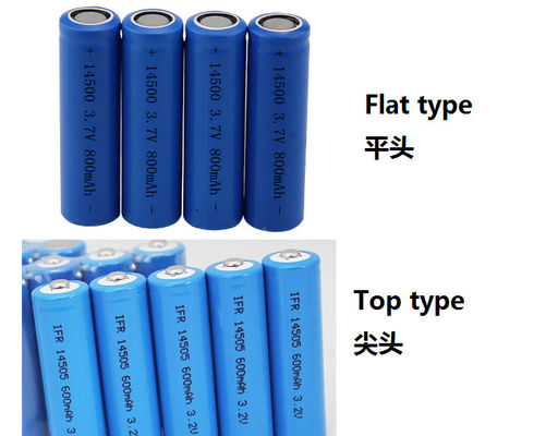 14500 باتری لیتیوم LiFePO4 3.2V600mah