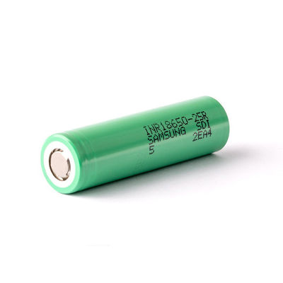 باتری 20A 3.6 V 2500mah 18650 باتری لیتیومی قابل شارژ INR18650-25R محافظت شده