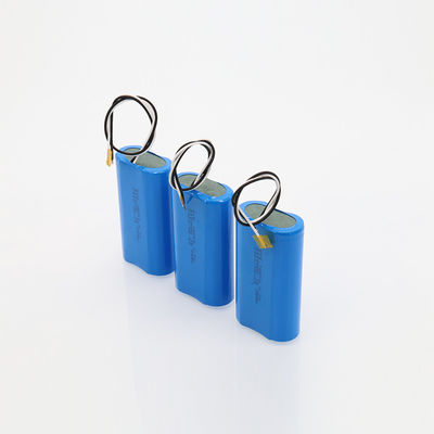 بسته های باتری لیتیوم یون 18650 3.7v 4400mah 1s2p سفارشی برای دوربین WiFi