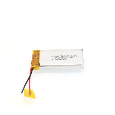 302448 3.7 V 300mah باتری لیتیوم پلیمری قابل شارژ باتری هدفون بلوتوث