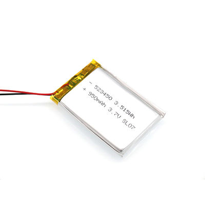 OEM ODM 852940 3.7v950mah باتری لیتیوم یون پلیمری برای هدست Mp3 Mp4