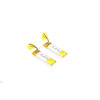 IEC61233 استاندارد 3.7V80mAh باتری لیتیوم یون پلیمر محصولات پوشیدنی هوشمند