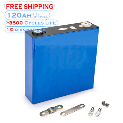 چرخه عمیق 3.2 V 120Ah لیتیوم LiFePo4 سلول باتری برای پنل خورشیدی