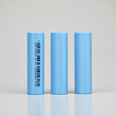 11.744Wh INR18650 3200mAh باتری لیتیوم استوانه ای چرخه عمیق سلول