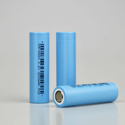 11.744Wh INR18650 3200mAh باتری لیتیوم استوانه ای چرخه عمیق سلول