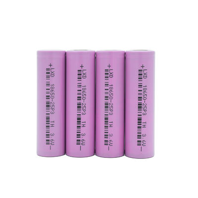 3C Max 3.6v 2500mah 18650 Lithium Ion Battery Lithium Cylindrical Cells